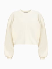AllSaints White Mira Haven 100% Cotton Sweatshirt - Image 7 of 7