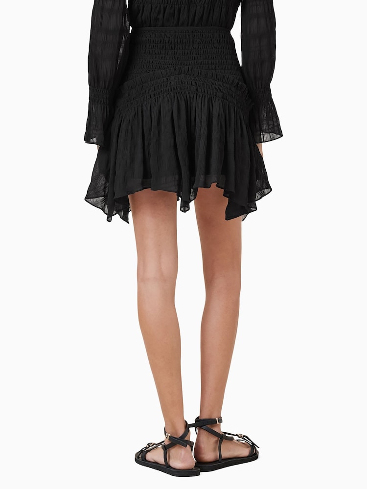 AllSaints Black Pamela Skirt - Image 2 of 7