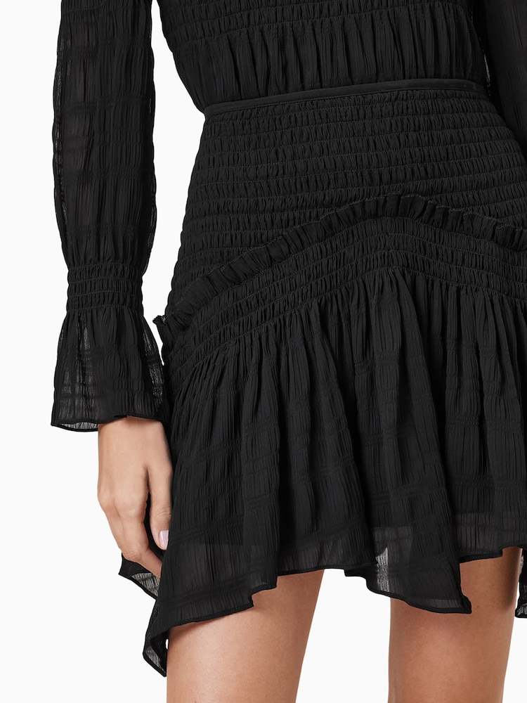 AllSaints Black Pamela Skirt - Image 3 of 7