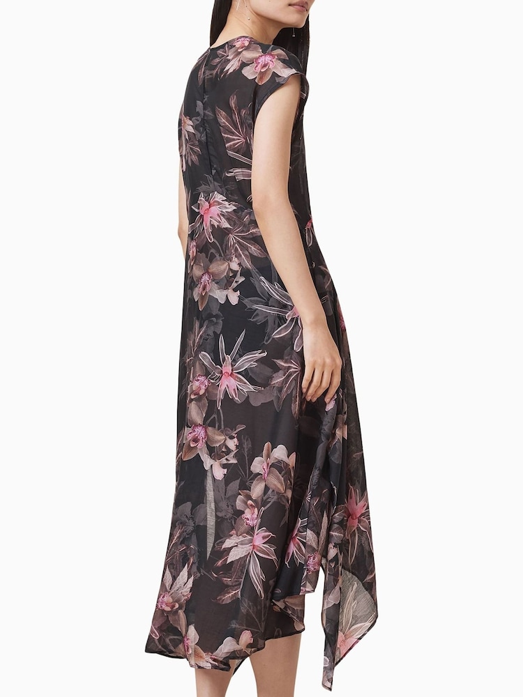 AllSaints Black Arwen Dress - Image 5 of 7