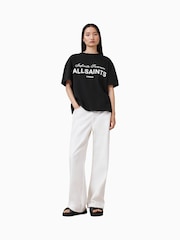Черный - AllSaints Avri 100% Cotton T-Shirt - Image 5 of 8