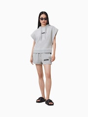 رمادي - AllSaints Sorri SL Hoodie - صورة 3 من 8