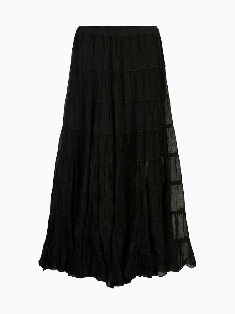 AllSaints Black Eva Skirt - Image 5 of 5 AllSaints Black Eva Skirt - Image 5 of 5