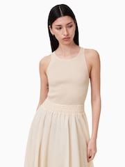 AllSaints Cream Zenia Dress - Image 2 of 8