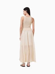 AllSaints Cream Zenia Dress - Image 7 of 8