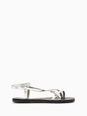 AllSaints Grey Tyla Sandals - Image 1 of 6