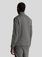Lyle & Scott Grey Tape 100% Cotton Track Top - Image 3 of 5