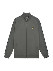Lyle & Scott Grey Tape 100% Cotton Track Top - Image 5 of 5