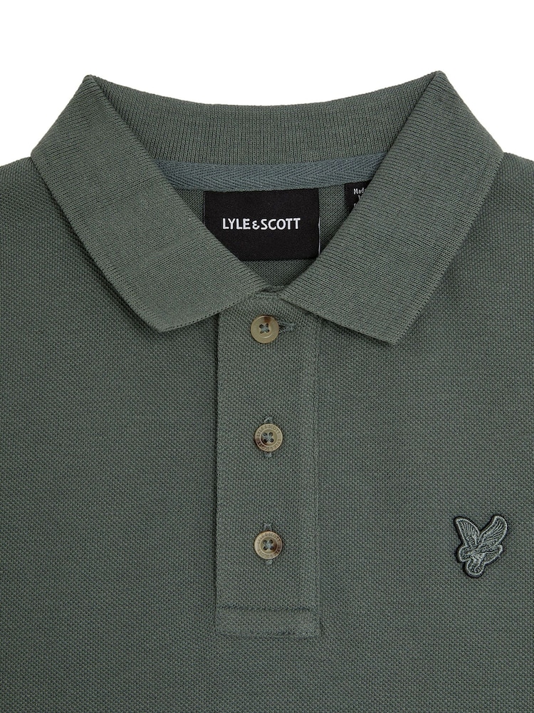 Lyle & Scott Green 100% Cotton Polo Shirt - Image 2 of 3