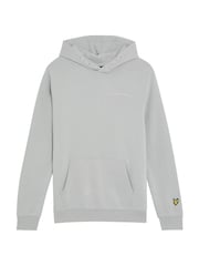 Lyle & Scott Grey Script Embroidered Hoodie - Image 1 of 3