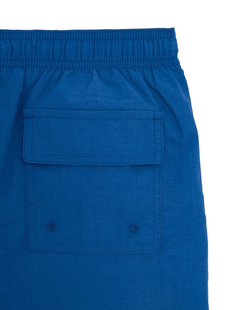 Lyle & Scott Blue Plain Swim Shorts - Image 3 of 3