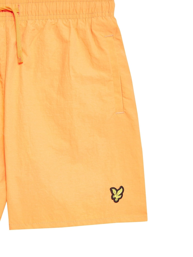 Naranja - Lyle & Scott Plain Swim Shorts - Imagen 2 de 3