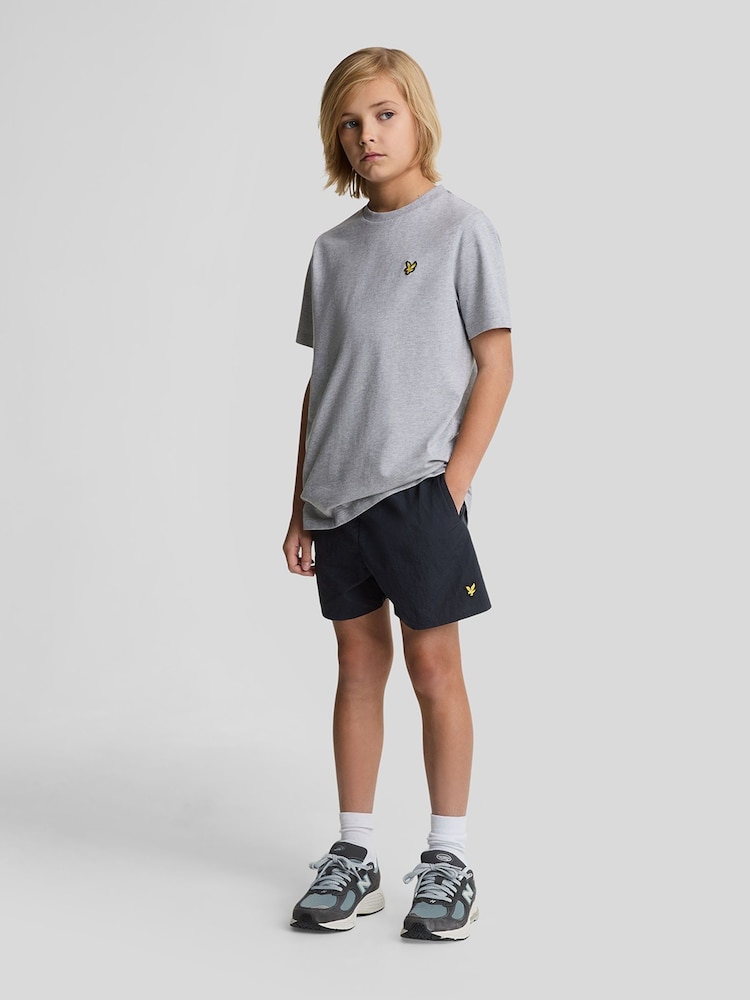 Lyle & Scott Blue Plain Swim Shorts - Image 1 of 6