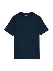 Lyle & Scott Blue Linen T-shirt - Image 1 of 3