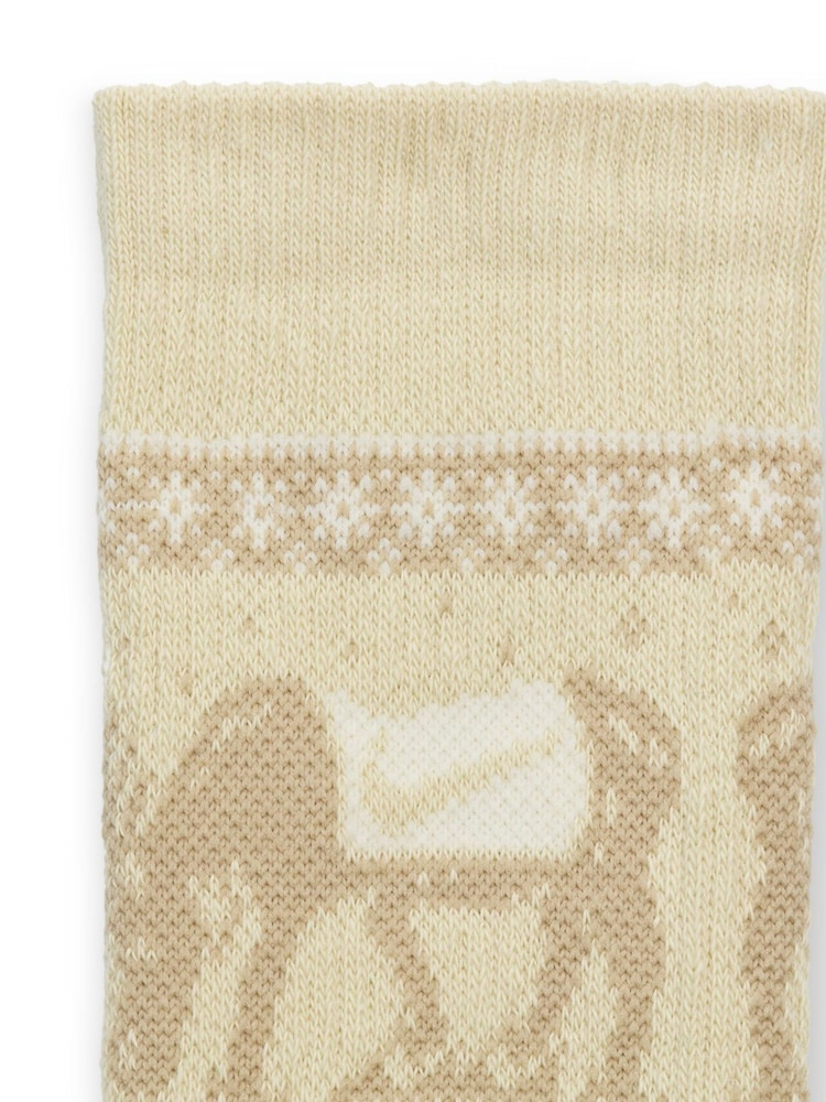Cream color - Nike Fairisle Crew Socks 2 Pack - Imagen 4 de 4