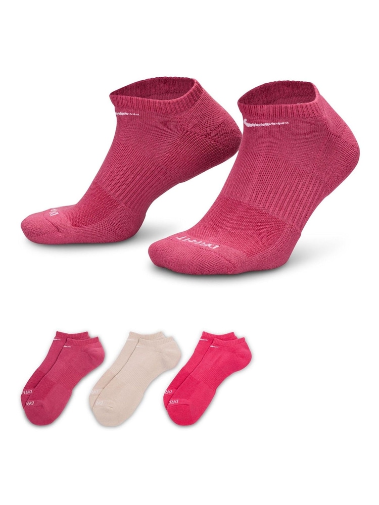 Natur - Nike Everyday Plus Cushion Training No-Show Socks 3 Pairs - Bild 1 von 4