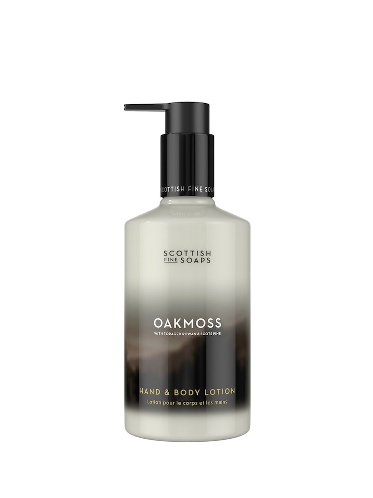 Scottish Fine Soaps Oakmoss Hand & Body Lotion 300ml - Image 1 of 2