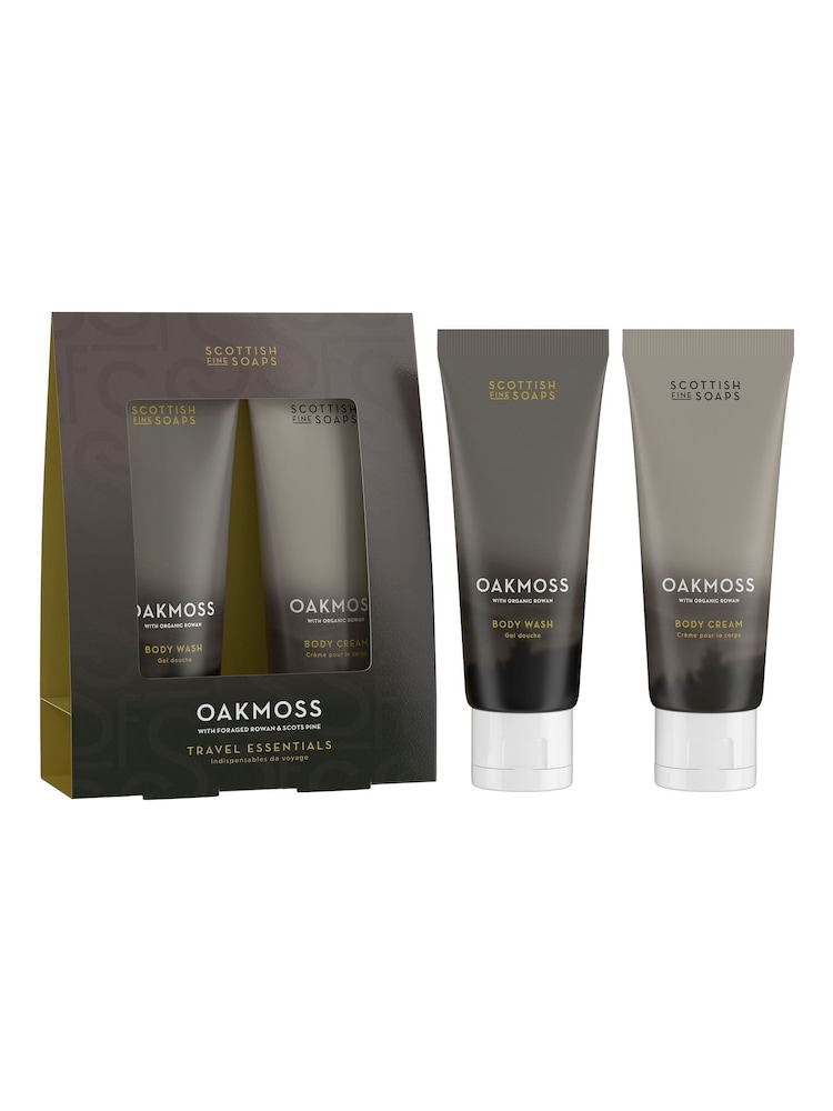 Scottish Fine Soaps Oakmoss Travel Essentials Gift Set - Image 1 of 2