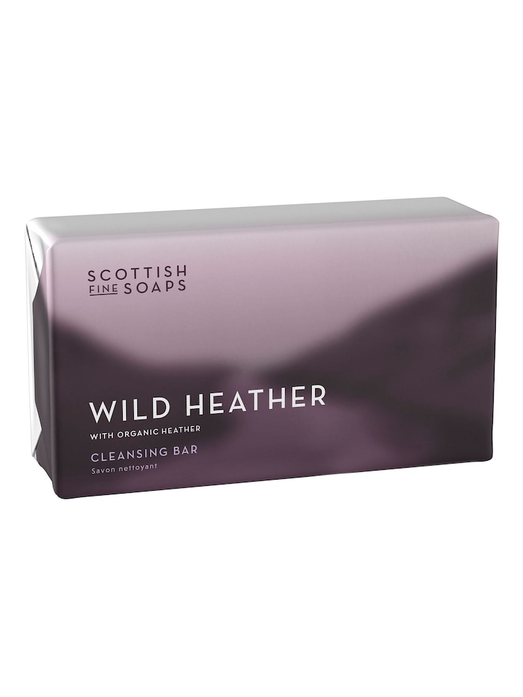Scottish Fine Soaps Wild Heather Cleansing Bar 220g - Image 1 of 2 Scottish Fine Soaps Wild Heather Cleansing Bar 220g - Image 1 of 2