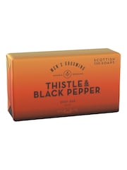 Scottish Fine Soaps Thistle  Black Pepper Body Bar 220g - Image 1 of 2
