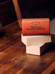 Scottish Fine Soaps Thistle  Black Pepper Body Bar 220g - Image 2 of 2