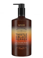 Scottish Fine Soaps Thistle  Black Pepper All-In-One Wash 500ml - Image 1 of 2