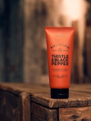 Scottish Fine Soaps Thistle  Black Pepper Hair & Body Wash 200ml - Image 2 of 2