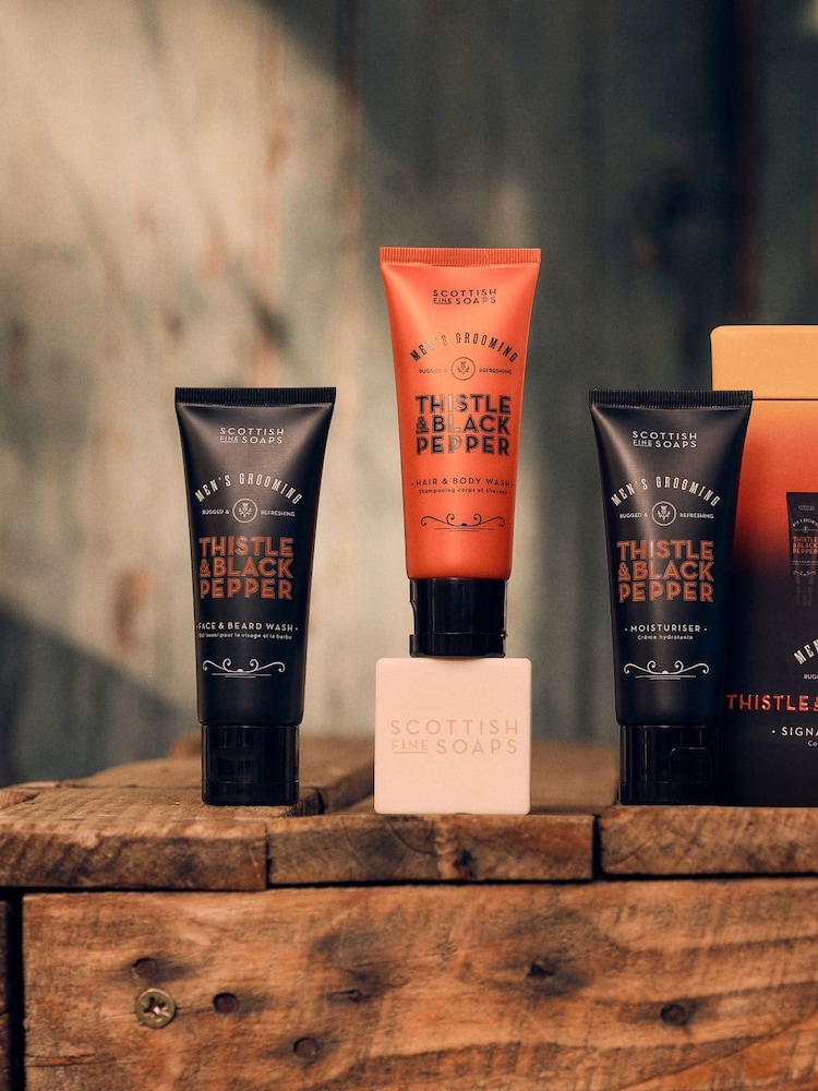 Scottish Fine Soaps Thistle & Black Pepper Signature Gift Set - Image 2 of 2