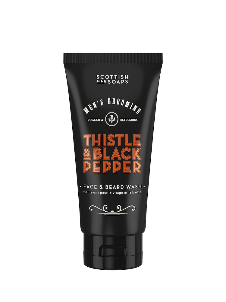Scottish Fine Soaps Thistle Black Pepper Face & Beard Wash 150ml - Image 1 of 1