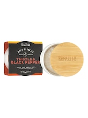 Scottish Fine Soaps Thistle Black Pepper Shave Soap Bowl Set - Image 1 of 1