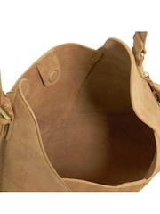 Dune London Brown Dearest Slouch Hobo Shoulder Bag - Image 3 of 5
