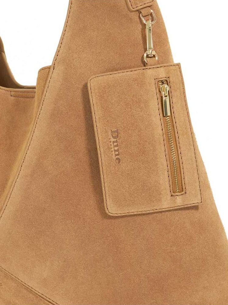 Dune London Brown Dearest Slouch Hobo Shoulder Bag - Image 5 of 5