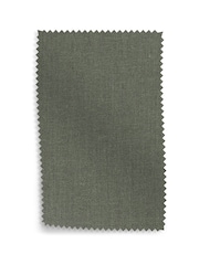 Dark Green Relaxed Linen Look Upholstery Swatch - Image 1 of 1