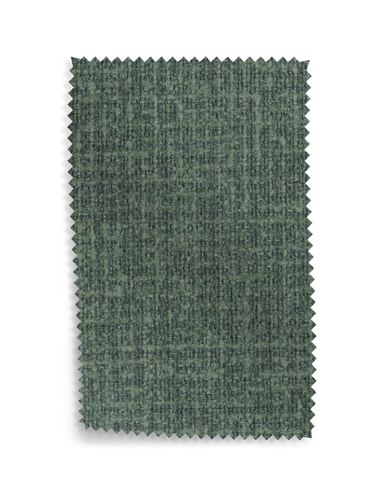 Mid Forest Green Chunky Texture Upholstery Swatch - Image 1 of 1