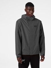 Helly Hansen Grey Seven J Rain Jacket - Image 1 of 4