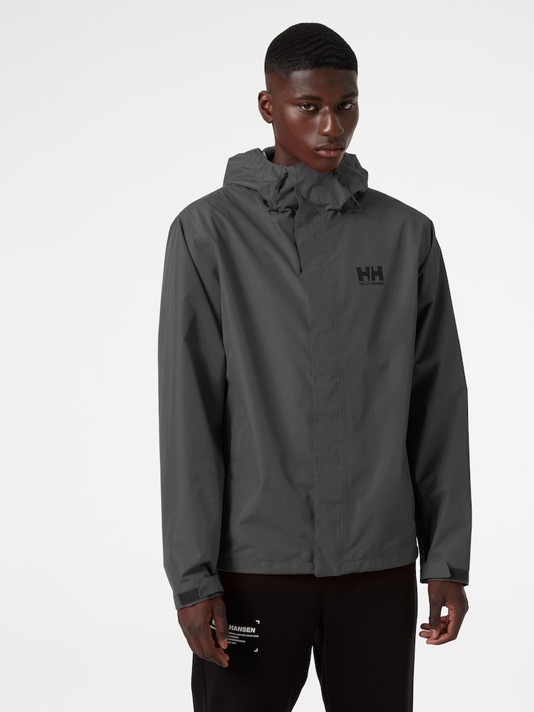 Helly Hansen Grey Seven J Rain Jacket - Image 1 of 4