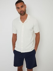 Threadbare Blue Regular Fit Stretch Chinos Shorts - Image 4 of 4