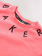 Baker by Ted Baker 2 Piece Hotfix Graphic Boxy T-Shirt and Cycling Shorts Set - Image 10 of 11