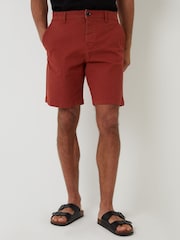 Threadbare Orange Regular Fit Stretch Chinos Shorts - Image 1 of 4