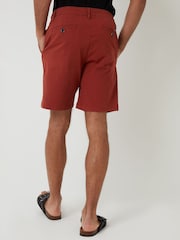 Threadbare Orange Regular Fit Stretch Chinos Shorts - Image 2 of 4