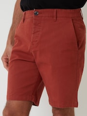 Threadbare Orange Regular Fit Stretch Chinos Shorts - Image 4 of 4