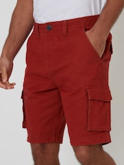 Threadbare Orange 100% Cotton Cargo Shorts - Image 4 of 5