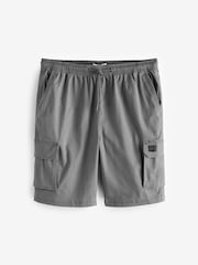 Threadbare Grey Jogger Style Cargo Shorts - Image 5 of 5