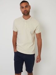 Threadbare Blue Stretch 5 Pocket Chinos Shorts - Image 3 of 5