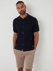 Threadbare Natural Regular Fit Elasticated Waist Stretch Chinos Shorts - Image 3 of 4