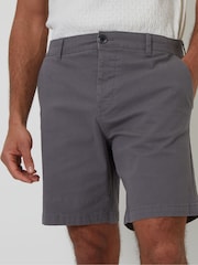 Threadbare Grey Regular Fit Stretch Chinos Shorts - Image 4 of 4