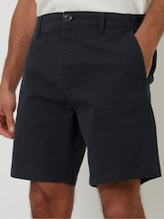 Threadbare Black Regular Fit Stretch Chinos Shorts - Image 4 of 4
