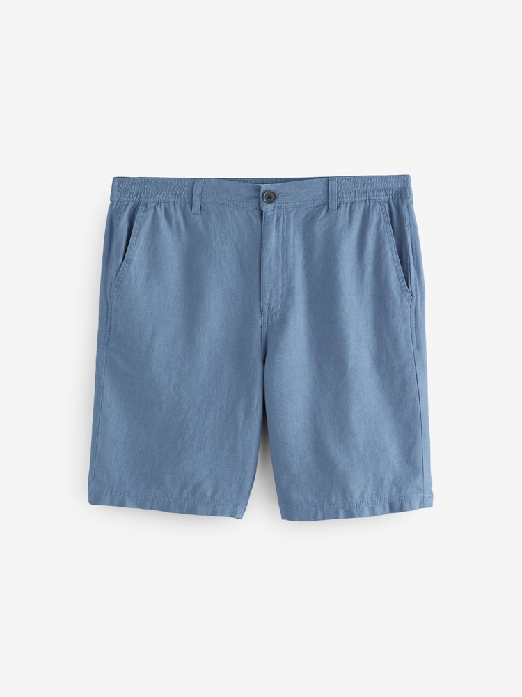 Threadbare Denim Linen Blend Shorts - Image 5 of 5