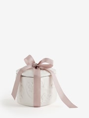 Cream Vintage Rose Shaped Decorative Candle - Image 5 of 5