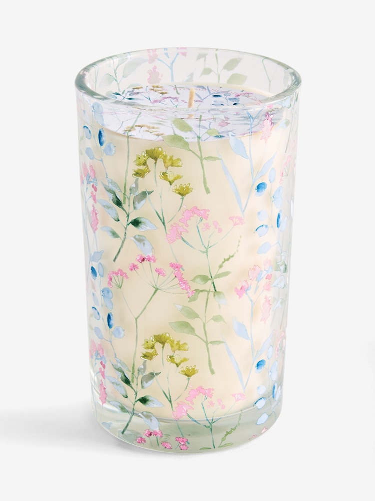 Peach & Freesia Isla Floral Multi Pillar Candle - Image 3 of 3